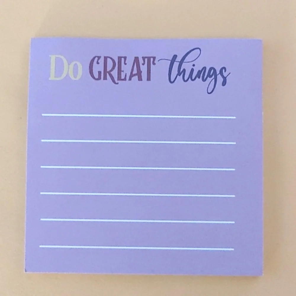 Colorful Inspirational Notepads Set of 6 (302)